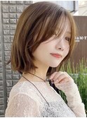 Say.顔周りカット前髪ひし形ボブボブレイヤー外ハネボブショート