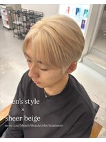 フルールデリズ(fleur de lis)&nbsp;men’s beige color