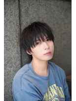 プリアバイポプルス 渋谷(pria by popls) メンズ韓国ヘアスリックマッシュスリックウルフ縮毛矯正
