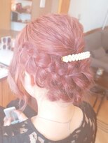 エクステンション クーチャー(Extention Cu'cha) 大きい編み込み 結婚式ヘアセット♪