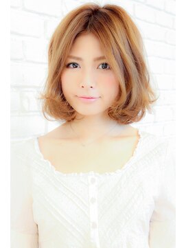 ビリード 恵比寿(Belead EBISU) 大人顔に似合うスイートボブにハイライト【Belead恵比寿】関田