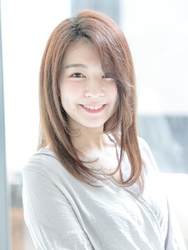 アフロディーテ 銀座(APHRODITE GINZA) 切りっぱなしボブ/エアリーロング/美髪/ピンクブラウン/銀座