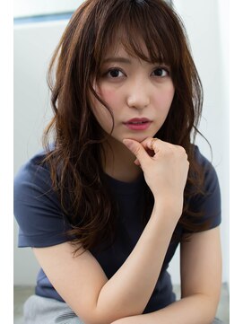 アコロン(acoron) 小顔カット_マニッシュ _フレンチボブ _美髪_ネイビーカラー