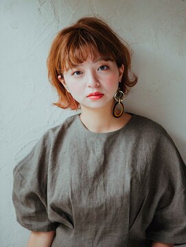 アラワラブルー(arrawarra blue) キュートな外はねショートボブ/20代/30代/40代/50代/倉敷/白楽町