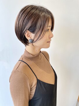 アテナ 六本松店(ATENA) 耳にかけても可愛いボブ風ショート　アテナ六本松川本