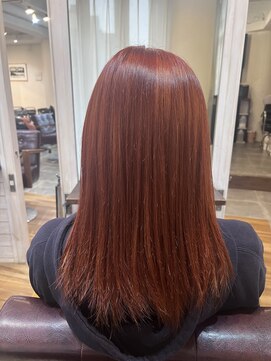セシルヘアー なんば店(Cecil hair) オレンジブラウンカラー