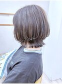 【morio成増 芹澤】ミディアムくびれボブ 髪質改善カラー