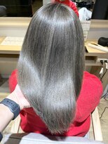 ヘアデザイン ディクト(hair design D.c.t) 【馴染むハイトーン】モノグレージュカラー