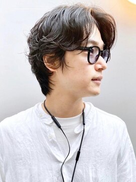 ボンド 三軒茶屋(Bond) 無造作ゆるパーマ×波巻き[三軒茶屋]