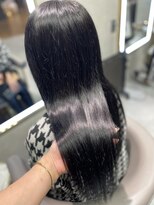 ニーナ ビューティーサロン(NINA Beauty Salon)&nbsp;艶ブラックロング#エクステ#艶髪