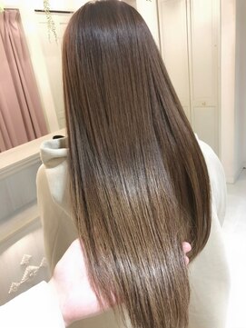 オースティン 流山おおたかの森(AUSTIN) 大人かわいい前髪セシルカットココアブラウンフリンジウェーブ