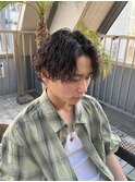 ゆるウェーブ　センターパート