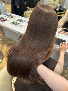 ロンド フィーユ(Lond fille) ヘーゼルグレージュカラー☆明るめ夏先取りカラー♪