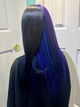 マティーナ ヘアー 池袋(Matina hair) 【バイオレット×ブルーMIXカラー】20代30代40代50代