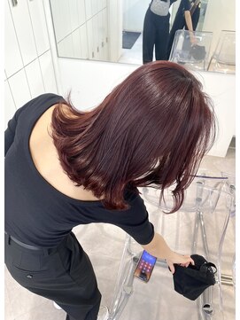 ユーフォリア 渋谷グランデ(Euphoria SHIBUYA GRANDE) ワインレッド　くびれミディアム