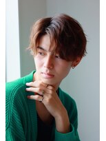 メンズカット バイ ソイクフ(メンズカット by SOY-KUFU)&nbsp;MEN’SHAIRアップバンク波巻きマッシュヘア