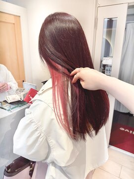 テトラ バイ ネオリーブ 横浜西口店(tetra by neolive) ダブルカラーとブリーチのデザインカラー＊*【横浜/横浜駅】