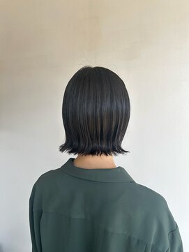 セダクション 道後樋又店(Seduction) 松山市/10代/20代/30代/40代/ぱつっとタイトボブ