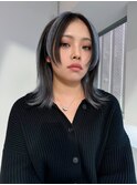 ブルーシルバー×ブラック　フェイスフレーミング