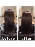 髪質改善ビフォーアフター