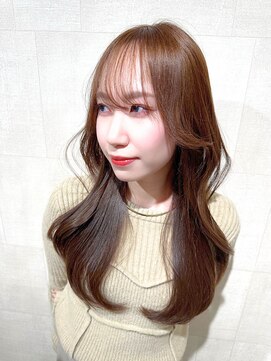 ミヨン 熊本店(miyon) 【miyon】韓国レイヤーカット×暗髪カラー×髪質改善