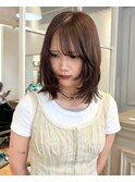 乾かすだけでキマる髪/馴染むハイトーンレイヤーミニウルフ