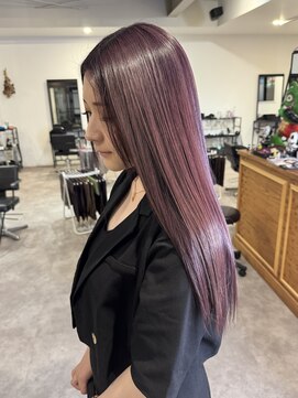 ナンバー(number+) 大人可愛いピンクヴァイオレットダブルカラー透明感艶感