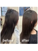 美髪縮毛矯正（リタッチ）