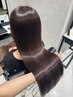【ホームケア用ミスト付】縮毛矯正+髪質改善パールプラチナトリートメント
