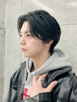 ロンドオム 池袋(Lond Homme)&nbsp;men's/メンズ/フェザーパーマ/黒染め/韓国/ブルーブラック/池袋