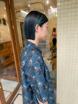 ヨハク 大阪梅田中崎町(yohaku) 切りっぱなしボブ