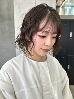 テトヘアー(teto hair)&nbsp;ボブパーマ　ニュアンスパーマ　くるくるウェーブ