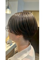 アロマヘアルーム 横浜店(AROMA hair room)&nbsp;ハイライトショートボブ／大人ベージュ／透明感