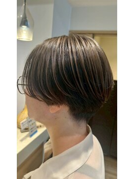 アロマヘアルーム 横浜店(AROMA hair room) ハイライトショートボブ／大人ベージュ／透明感/韓国ヘア/小顔