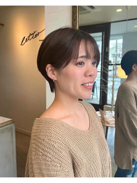 レターバイノベル(letter by novel) 大人ボブ大人ショートボブ切りっぱなしボブ前髪あり前下がりボブ