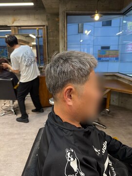 タメ(tame-) サーフカール/フェザーパーマ/ブルーブラック【都賀/メンズ】