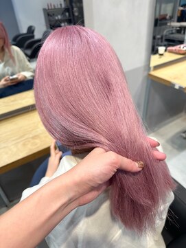 エイト 横浜店(EIGHT) 【ピンクラベンダーベージュ】横浜駅/髪質改善/ダブルカラー