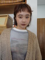 ディッセンバー 伊勢崎(December)&nbsp;切りっぱなしボブ/ミニボブ/丸くないボブ/ヘーゼルベージュ