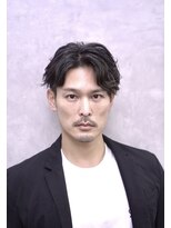 クロム トウキョウ ザ バーバーアルト 神保町店(CHROM TOKYO the Barber ALT)&nbsp;20代30代/刈り上げセンターパート/ニュアンスパーマ【神保町】