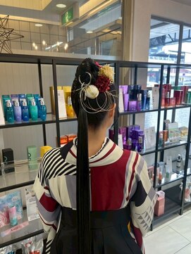 ミューク ハッピーヘアライフ 寺田町北口店(ｍieuxque happyhairlife) くびれヘアヘアセットお呼ばれセットアンプレラカラー