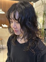 シベルバレー 横浜(sibell)&nbsp;ミディアムパーマヘアレイヤーパーマコテ巻きパーマロングパーマ