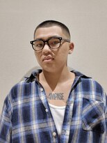 ヘア アトリエ ホロウ 堀江(HAIR ATELIER HOLLOW) Crop Buzz《クロップボウズ》