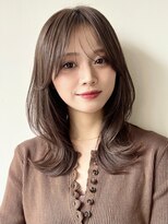 ハニーシブヤ(HONEY shibuya)&nbsp;くびレイヤー/イメチェン/ココアブラウン/脱白髪染め1