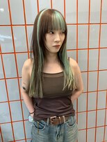 ペレ 原宿(PELE)&nbsp;ダブルカラー/ケアブリーチ/羽エクステ/原宿