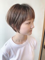 ステアケース ギンザセブン(stair:case ginza7)&nbsp;短めマッシュショート耳掛けボブ