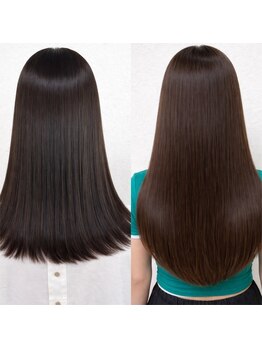 ヘアーアンドスパソシット(HAIR&SPA SOCIT)の写真/髪質改善・縮毛矯正に自信あり！ツヤツヤでピカピカな毎日のお手入れが格段に楽になる艶髪へ♪梅雨対策に◎