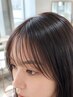 【梅雨対策に】部分縮毛矯正(前髪顔周り)　￥4,400　※SP込・B別