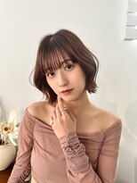 ラフィス ヘアー シーン 調布店(La fith hair scene) 【La fith】くびれボブ×インナーカラー