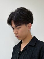 ロットオム 茅ヶ崎(Lot HOMME) リバースセンターパート/ニュアンスパーマ/ダウンバング/茅ヶ崎