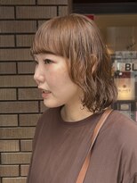 ブライミー(BLIMEY)&nbsp;暖色が映えるフレンチロブ/前髪ありパーマ